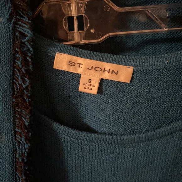 St. John’s 3 piece suit teal - Picture 2 of 3